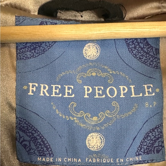 Free People Faux Fur Leopard Swing Coat. Size S - Picture 2 of 9